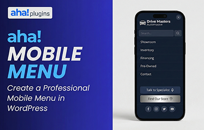 Aha Mobile Menu - Off-canvas mobile menu for WordPress