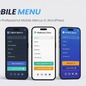 Aha Mobile Menu - Plugin Off-canvas mobile menu for WordPress